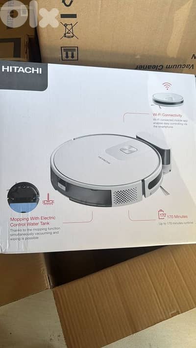 Robot Vaccum Cleaner HITACHI مكنسة روبوت هيتاشي الأصلية