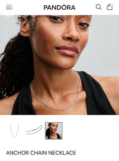 Pandora necklace unused