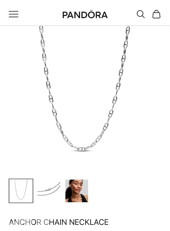 Pandora necklace unused 1