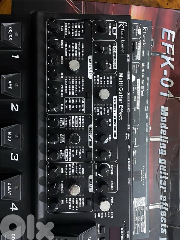 pedal multieffect guitar amp new 1