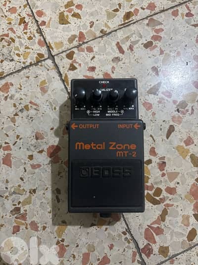 pedal boss metal zone guitar amp