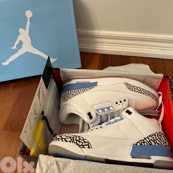 Air Jordan 3 "Valour Blue/UNC" (2020) 1