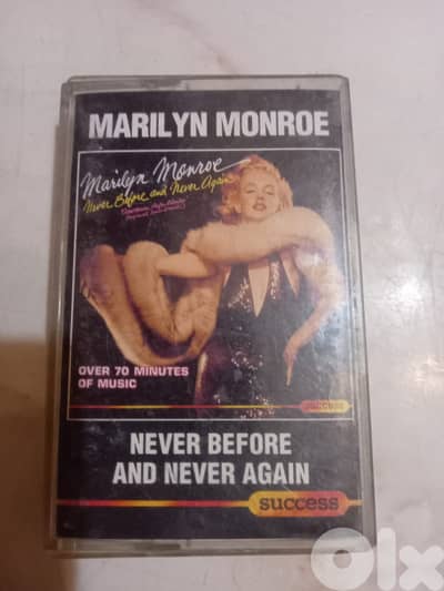 MARILYN MONROE Never Before And Never Again cassette