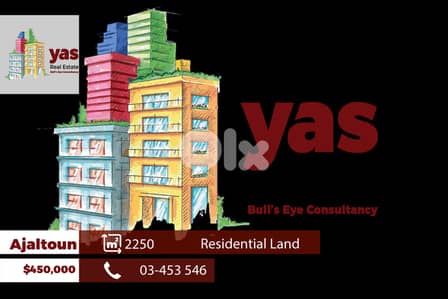 Ajaltoun 2250m2 | Residential Land | Quiet Area | Catch | WL