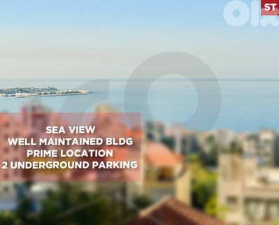 sea view, covered parking, balcony, Haret Sakher/حارة صخر REF#ST132790
