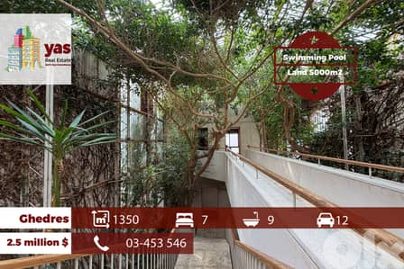 Ghedres 5000m2 | 1350m2 Villa | Pool | Panoramic View | EH