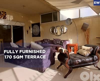 Fully Furnished  , 170 SQM Terrace ,Zouk Mosbeh /زوق مصبح REF#EW132794