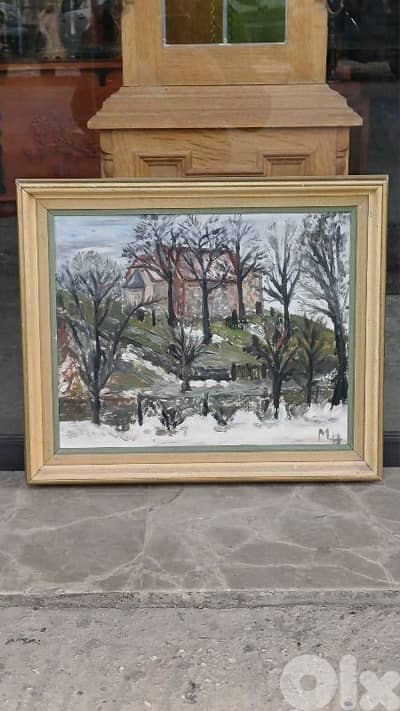 لوحة رسم زيتي اوروبية