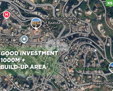 Premium 600 sqm land in Baabda/بعبدا ! REF#KS132814 !