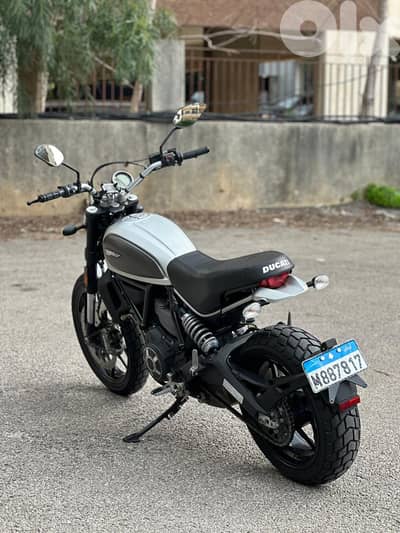 Like new Ducati Scrambler with very low mileage