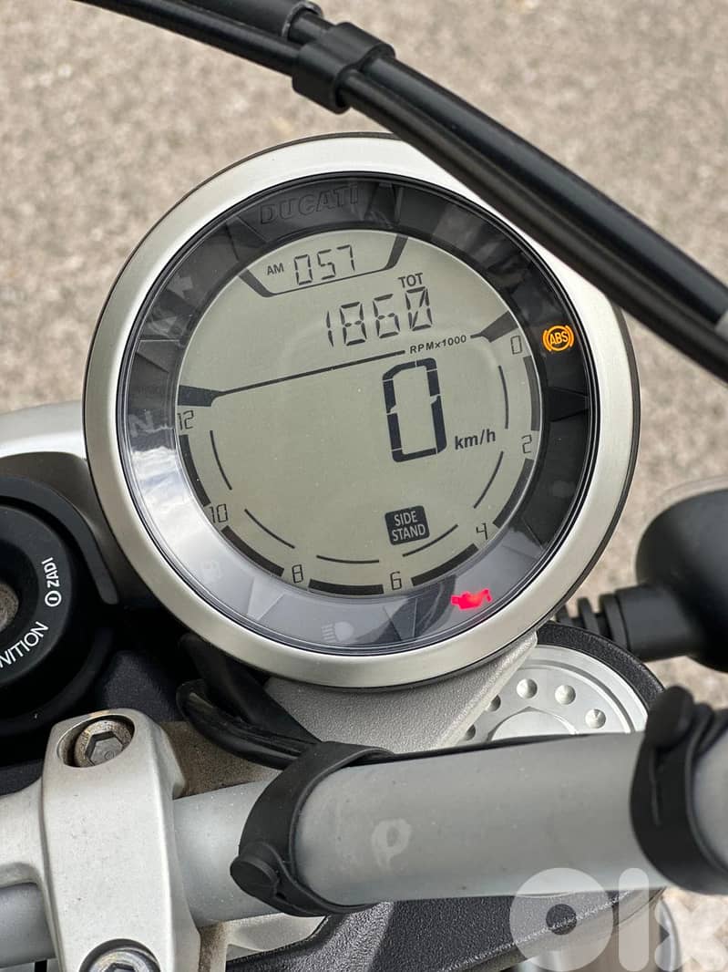 Like new Ducati Scrambler with very low mileage 2