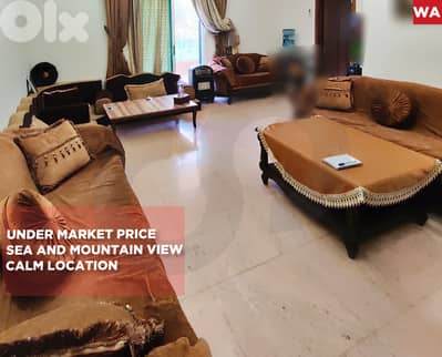 Calm location/sea and mountain view/Khaldeh/خلدة  ! REF#WA132819 !