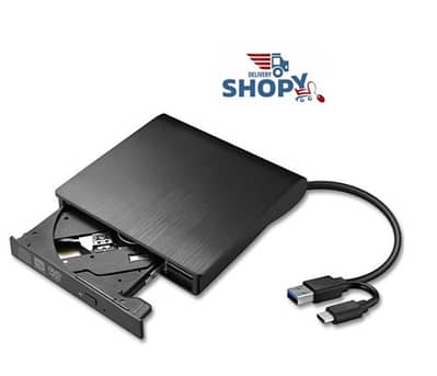 CD/DVD-RW Drive External USB 3.0& USB-C