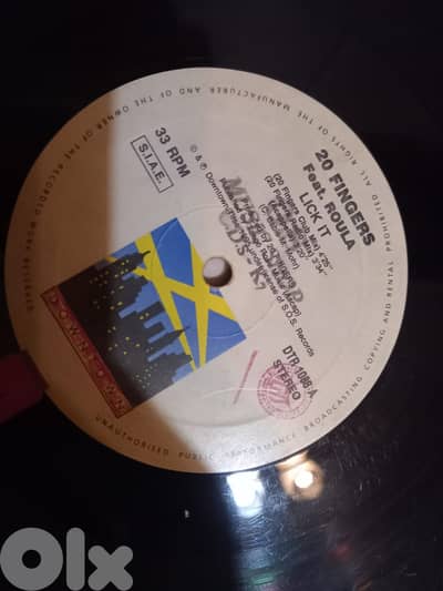 20 Fingers Featuring Roula – Lick It Vinyl, 12", 33 ⅓ RPM, Stereo