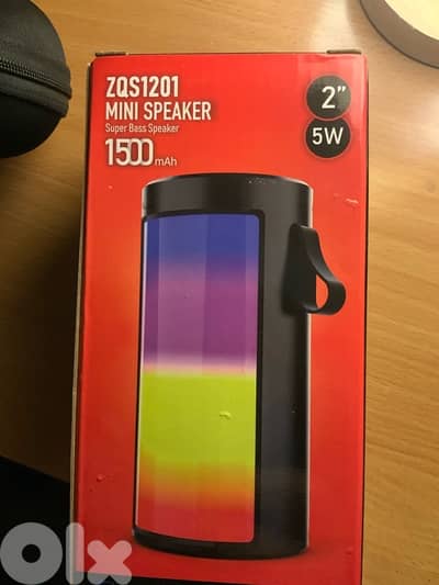 mini speaker with base led color