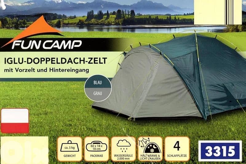 adventuridge 4 person camping tent 2