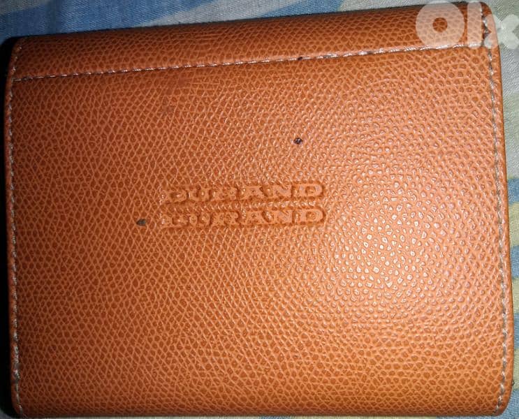 Durand pebbled leather wallet 1