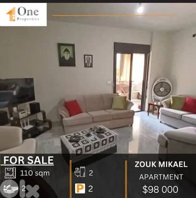 APARTMENT FOR SALE IN ZOUK MIKAEL