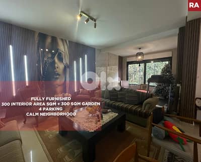 calm area, 4 parking, prime location, garden, Ajaltoun/REF#RA132842