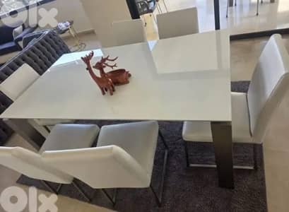 dining room table and chairs