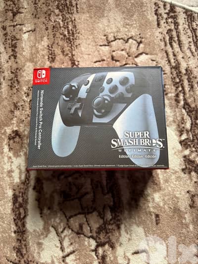 Nintendo switch pro-controller limited edition (Super Smash Bros)