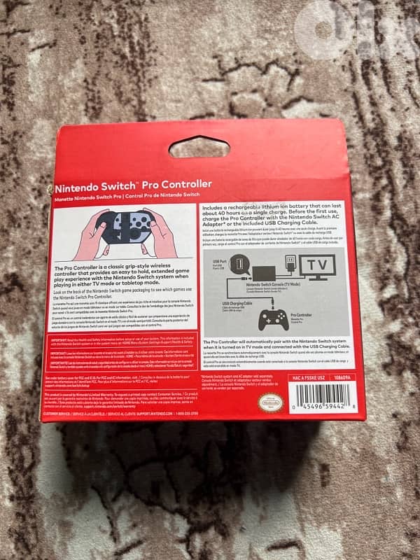 Nintendo switch pro-controller limited edition (Super Smash Bros) 2