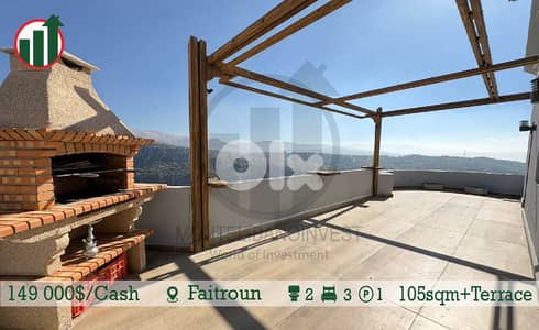 Duplex-Chalet for sale in faitroun With open mountain view !!!