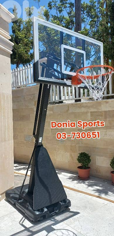 movable hoop basketball