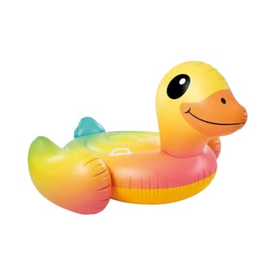Intex Baby Duck Ride-On Inflatable Float 147x147x81 CM - عوامة سباحة