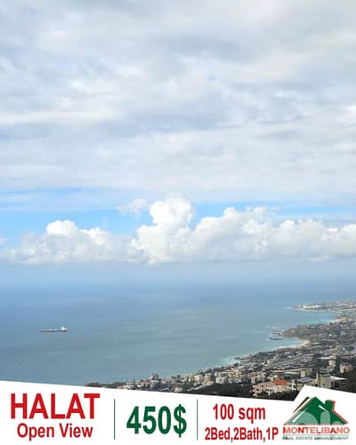 100 sqm Apartment For Rent in Halat حالات with Open View