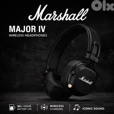 Marshall major 4 bluetooth wireless headset