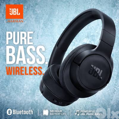JBL TUNE 710BT wireless over-ear headphones with Bass Sound