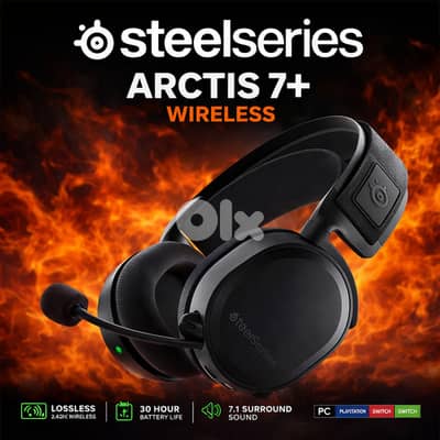 SteelSeries Arctis 7+ Wireless Gaming Headset 2.4 GHz