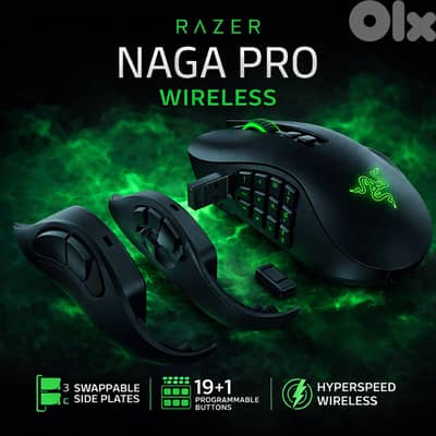 Razer Naga Pro Wireless Gaming Mouse