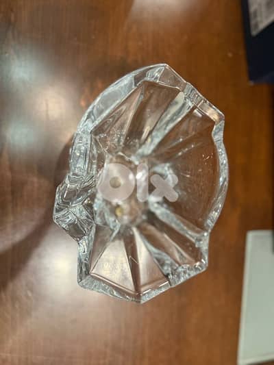 small crystal vase