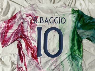 r. baggio 10 italia adidas team limited edition kit