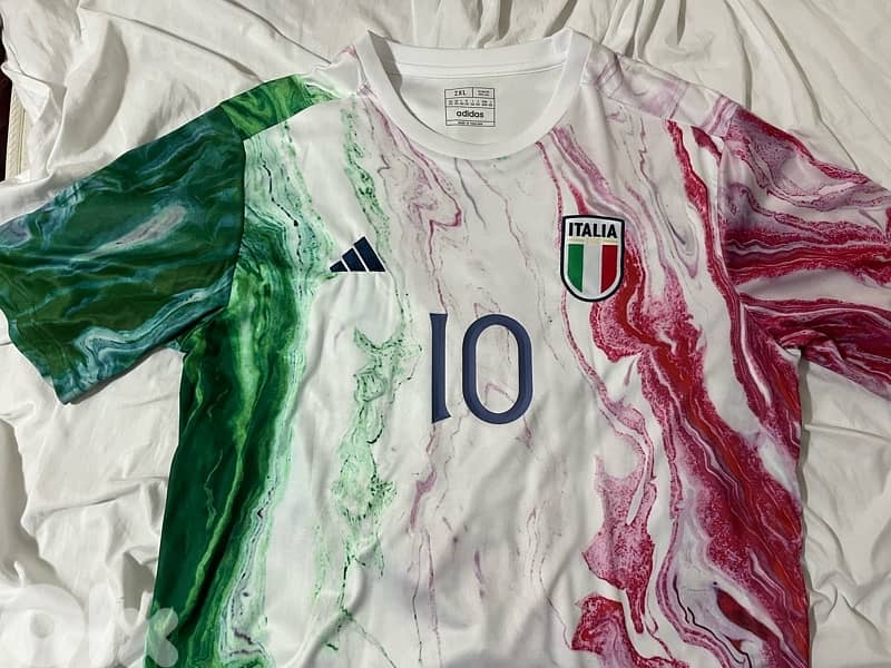 r. baggio 10 italia adidas team limited edition kit 1