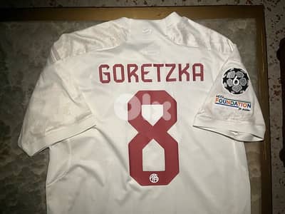 Bayern Munich goretzka 8 white jersey