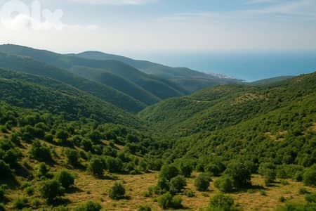 545 m2 land for sale in Fakra - أرض للبيع في فقرا