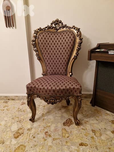 2 vintage chairs bronze good condition