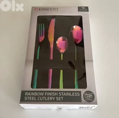 ernesto stainless steel cutlery set 16pc