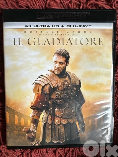 gladiator dvd 4k