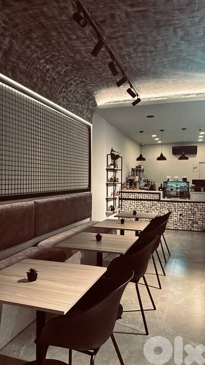 مشروع  coffee shop جديد للبيع او الاستثمار بداعي السفر