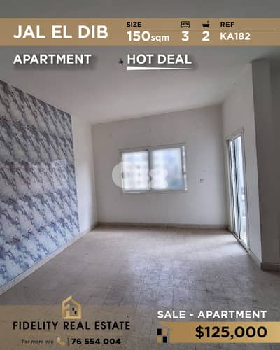 Apartment for sale in Jal El Dib KA182 شقة  للبيع في جل الديب