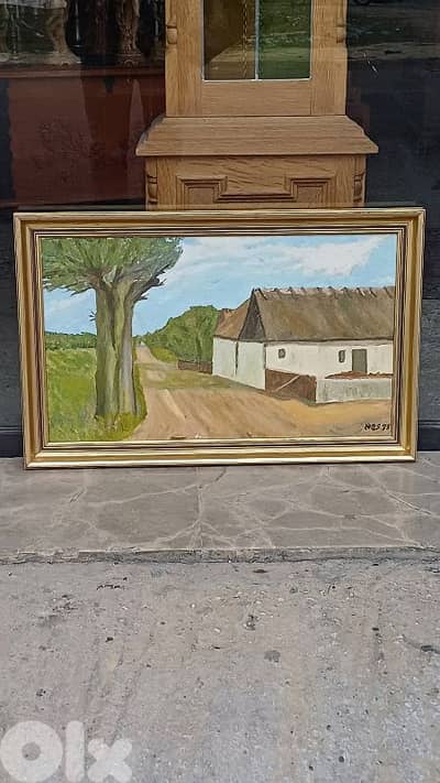 لوحة رسم زيتي اوروبية