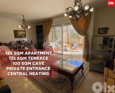 Terrace | 100 sqm Cave in RWAYSAT SAWFAR/رويسات صوفر REF#OK131172