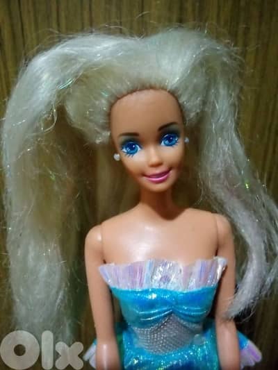 BLUE MERMAID Barbie Mattel 1991 rare vintage great doll=35$