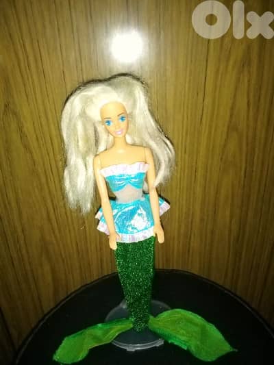 BLUE MERMAID Barbie Mattel 1991 rare vintage great doll=35$