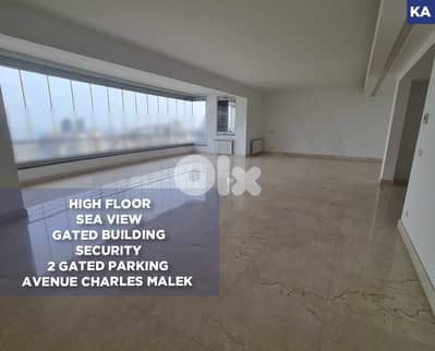 Sea View, 2 Gated Parking, garden, Achrafieh/الأشرفية REF#KA132697