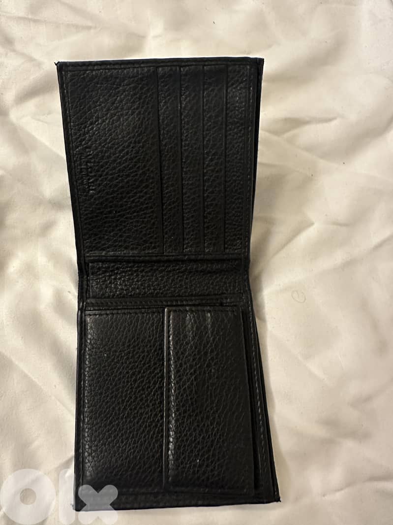 BVLGARI Men’s Wallet – Black Leather – Original 1